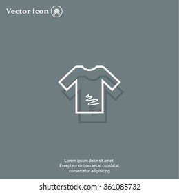 Tshirt Icon icon, vector illustration. 