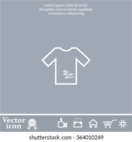 Tshirt Icon icon, vector illustration. 