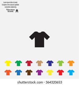 Tshirt Icon icon, vector illustration. 