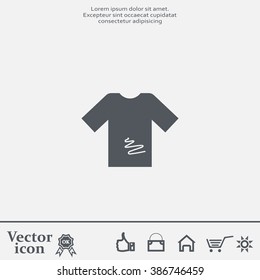 Tshirt Icon icon, vector illustration. 