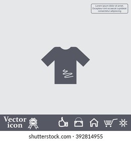 Tshirt Icon icon, vector illustration. 