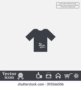 Tshirt Icon icon, vector illustration. 