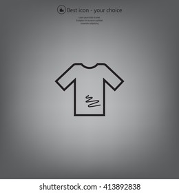 Tshirt Icon icon, vector illustration. 