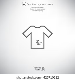 Tshirt Icon icon, vector illustration. 