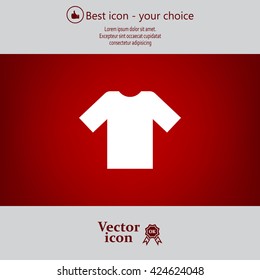 Tshirt Icon icon, vector illustration. 