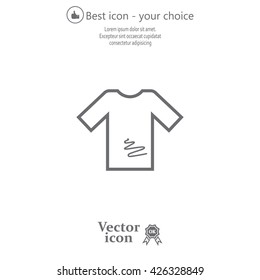 Tshirt Icon icon, vector illustration. 