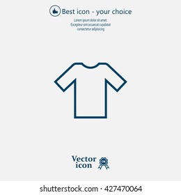 Tshirt Icon icon, vector illustration. 