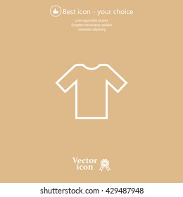 Tshirt Icon icon, vector illustration. 