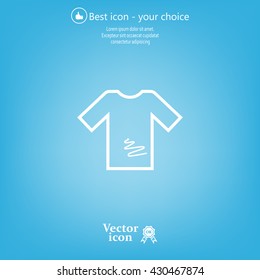 Tshirt Icon icon, vector illustration. 
