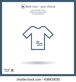 Tshirt Icon icon, vector illustration. 
