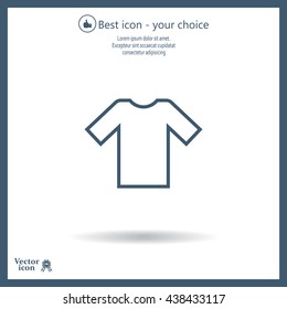 Tshirt Icon icon, vector illustration. 