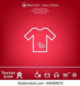 Tshirt Icon icon, vector illustration. 