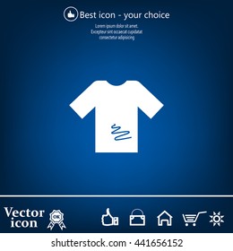 Tshirt Icon icon, vector illustration. 