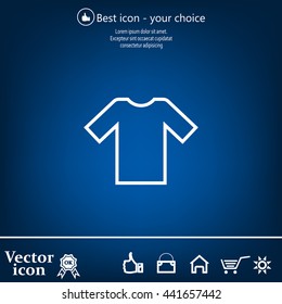 Tshirt Icon icon, vector illustration. 