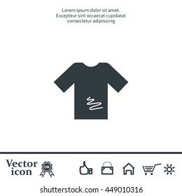 Tshirt Icon icon, vector illustration. 