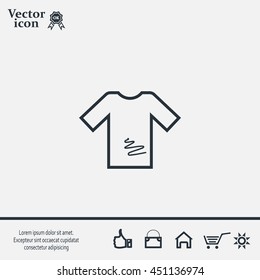 Tshirt Icon icon, vector illustration. 