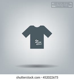 T-shirt Icon icon, vector illustration. 