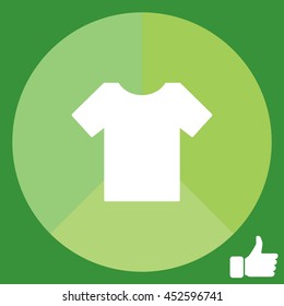 Tshirt icon, vector illustration. 