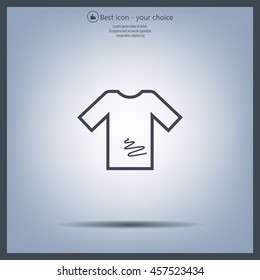 Tshirt Icon icon, vector illustration. 