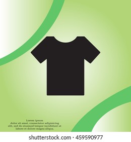 Tshirt icon, vector illustration. 