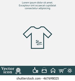 Tshirt Icon icon, vector illustration. 