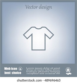 Tshirt Icon icon, vector illustration. 