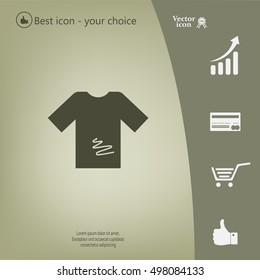 Tshirt Icon icon, vector illustration. 