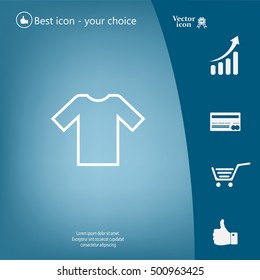 Tshirt Icon icon, vector illustration. 