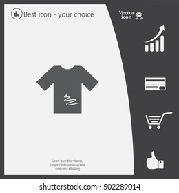 Tshirt Icon icon, vector illustration. 