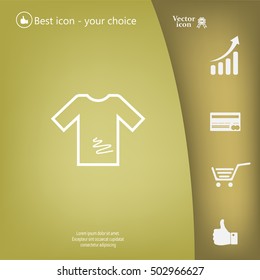 Tshirt Icon icon, vector illustration. 