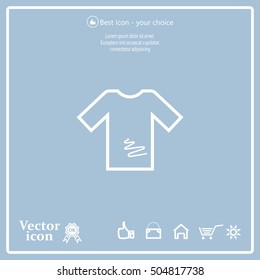 Tshirt Icon icon, vector illustration. 