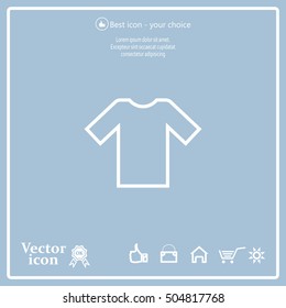 Tshirt Icon icon, vector illustration. 