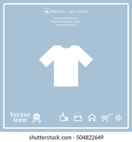 Tshirt Icon icon, vector illustration. 