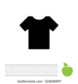 Tshirt icon, vector illustration. 