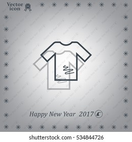 Tshirt Icon icon, vector illustration. 