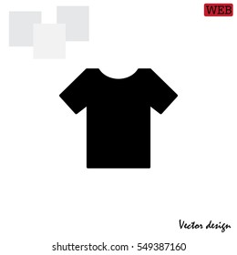 Tshirt icon, vector illustration. 