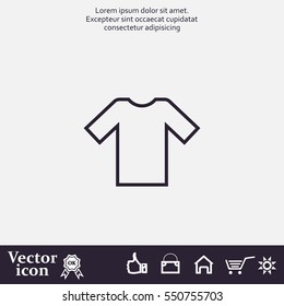 Tshirt Icon icon, vector illustration. 