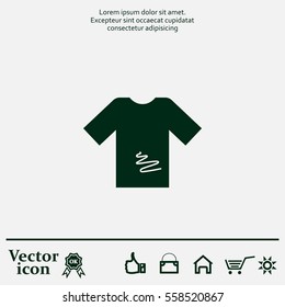 Tshirt Icon icon, vector illustration. 