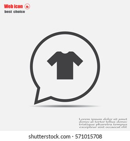 Tshirt Icon icon, vector illustration. 