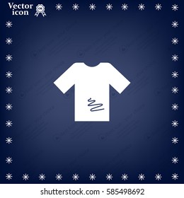 Tshirt Icon icon, vector illustration. 