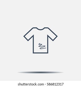 Tshirt Icon icon, vector illustration. 
