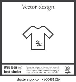 Tshirt Icon icon, vector illustration. 