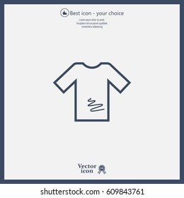 Tshirt Icon icon, vector illustration. 
