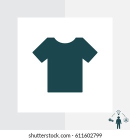 Tshirt icon, vector illustration. 