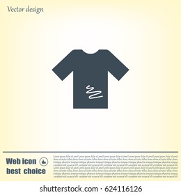 Tshirt Icon icon, vector illustration. 