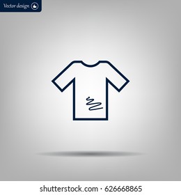 Tshirt Icon icon, vector illustration. 
