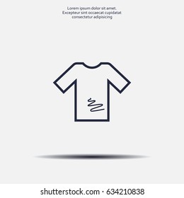 Tshirt Icon icon, vector illustration. 
