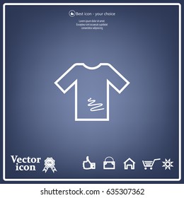 Tshirt Icon icon, vector illustration. 