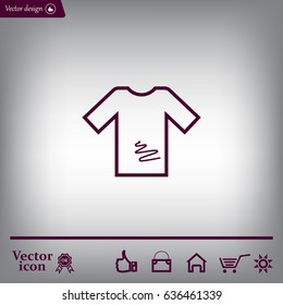Tshirt Icon icon, vector illustration. 
