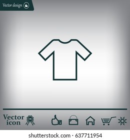 Tshirt Icon icon, vector illustration. 